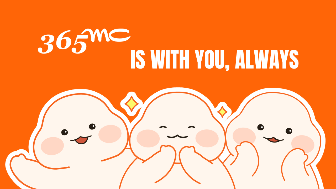 365mc mascot characters delivering a supportive message for liposuction recovery