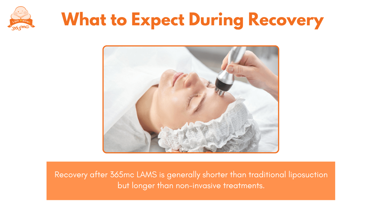 patient receiving recovery treatment after 365mc lams procedure